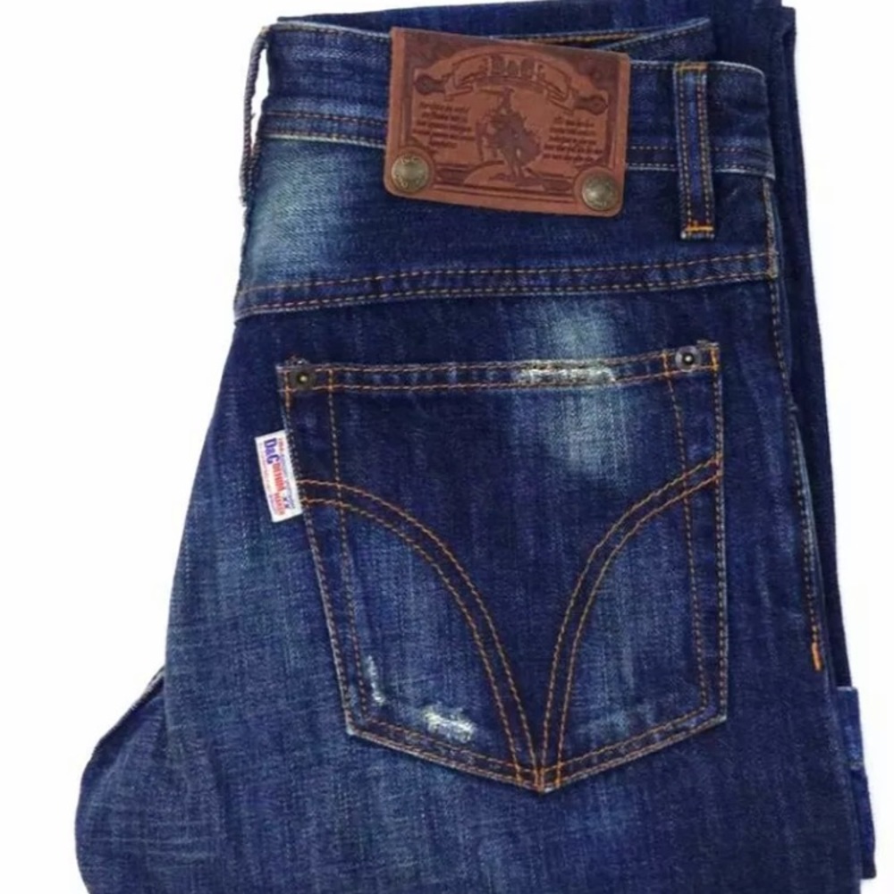 D&G Women's Size 4 (26) Relaxed Fit Blue Jeans